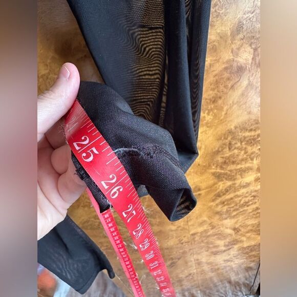 Rose gold sheer leggings - Picture 5 of 6